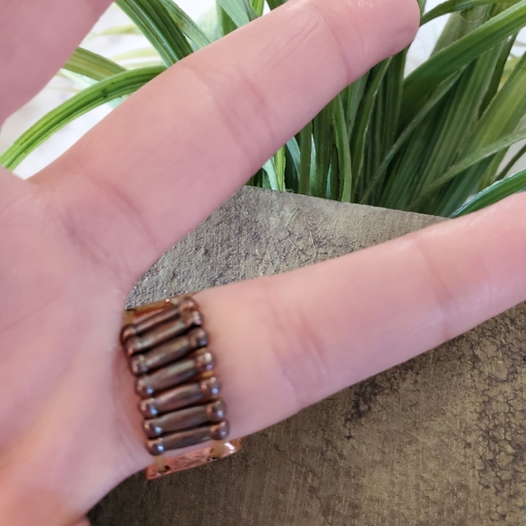 Copper Tone Stretch Band Ring Stack Look  💥3 for $24💥 - Picture 10 of 12